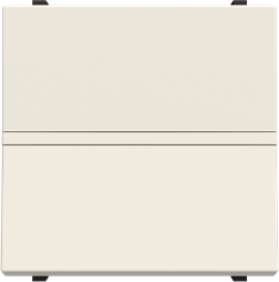 Zenit სერიის ჩამრთველი 1 კლავიშიანი 2 მოდული, მთლიანად თეთრი 2CLA220100N1201